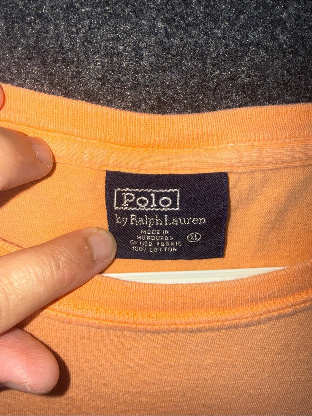 Polo by Ralph Lauren Peach Short Sleeve Crew Neck Tee